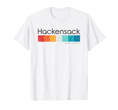 Vintage Hackensack New Jersey NJ Retro Design T-Shirt Vintage Hackensack New Jersey NJ Retro Design T-Shirt