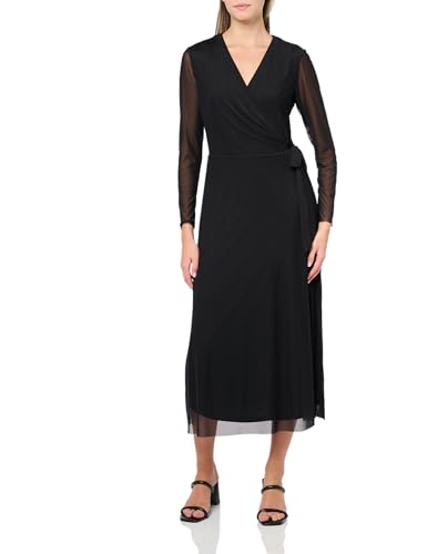 Anne Klein Womens Faux Wrap Office Midi Dress