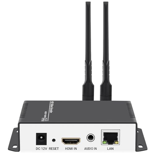 URayCoder Wireless HD 1080P 1080i HDMI to H.264 H.265 IP Video Live Streaming Broadcast Encoder with WiFi, HDMI to RTMPS SRT HLS ONVIF UDP M3U8 RTSP YouTube Facebook Twitch Ustream Dacast Converter