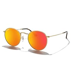 Polished Gold Frame/Orange Mirror Lens