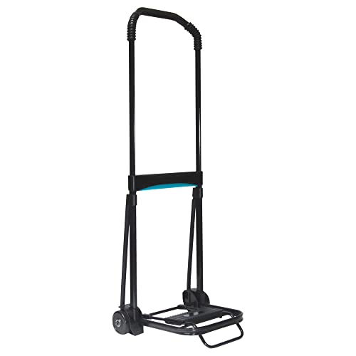 Promo Discount Up To 70% Off Kantek Ultra-Lite Folding Cart with Locking Telescoping Handle, 150-Pound Capacity, 9.75-Inch x 11-Inch Platform, Black (LGLC110)