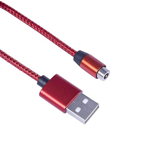 Losvecinos Nylon Braided Magnet Charging Cable for Gshock GSW H1000 and Protrek Smartwatch Casio WSD-F21HR,WSD-F30,WSD-F20,WSD-F10 - Image 2
