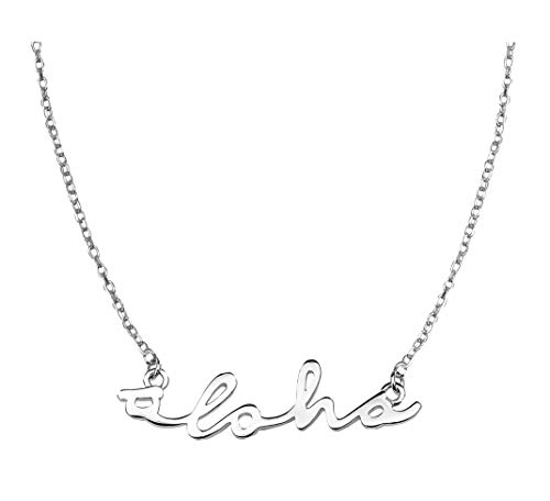 Preisvergleich Produktbild SOFIA MILANI Damen Halskette Aloha Hawaii Anhänger Silber 50272