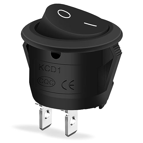 HUAREW Interruttore A Bilanciere 6A/250V 10A/125V SPST 2 Pin ON/OFF - Foto 7