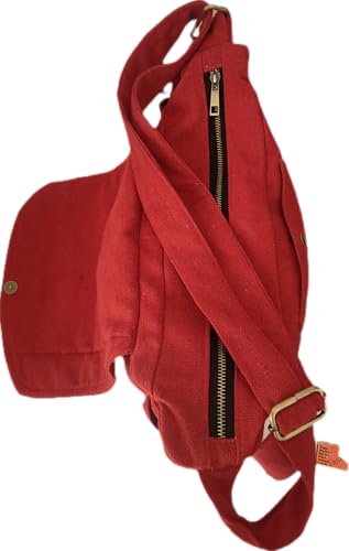 Image of ROUGH CANVAS COTTON MESSENGER BAG /BRASS ZIPPER CLOSURE /HANDMADE /ANTIQUE /VINTAGE /ECO LOVELY /UNISEX /SUSTAINABLE /HIGHLY DURABLE /WASHABLE /NATURAL