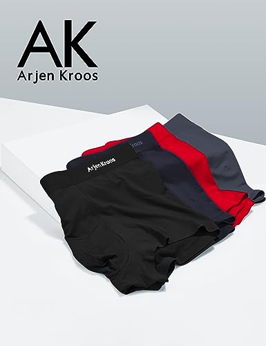 Arjen Kroos Men's Modal Underpants Breathable Microfiber Underwear Trunks Ice Silk Boxer Briefs2