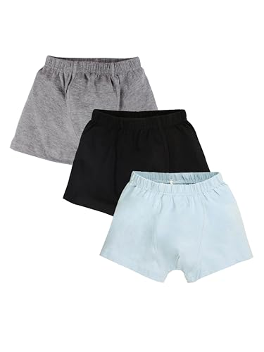 Image of KiddoPanti Boys Boxer Shorts Pack of 3 | Soft Cotton-Lycra Blend | Comfortable Fit with Bio Wash for All-Day Comfort | Kids Briefs