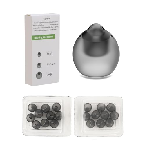 Cúpulas para audífonos Phonak, domos de audífonos Phonak, cúpulas para audífonos Phonak, 20 piezas Phonak ventiladas 4.0, accesorios para audífonos Phonak