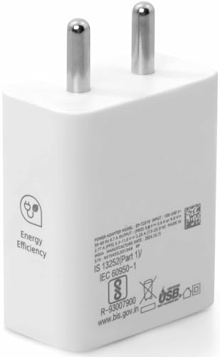 Image of 25W Type-C Fast Charger for Samsung Galaxy M Series - M56 M55s M16 M06 M05 M04 M14 (5000mAh) M15 M35 M34 M33 M13 (6000mAh) - Adapter Only| Original Rapid Charging (White)