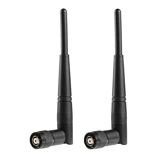 5dBi 2.4GHz WiFi Antenna RP-TNC Male Replacement Antenna Compatible with Trimble Robotic Total Stations TDS Ranger Data Collecter, for Wireless Linksys WiFi Router?Pack of 2?, Eifagur