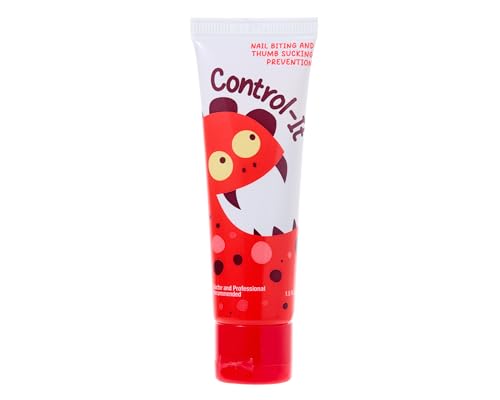 Control-It Natural Nail Biting & Thumb Sucking Solution | 100% Natural Kid Safe Bitter Taste Deterrent | Gentle on Skin, Teeth, Nails | 21 Consecutive Days To See Results | For Kids | Made in USA!