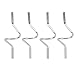 Fly Rod Guide Set, Stainless Steel Fly Fishing Guide Angling Repair Tool Strong Double Buckle Ring Ferrules Rod Fishing Guide Different Size