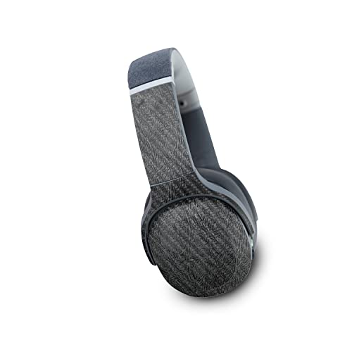Image of MightySkins Carbon Fiber Skin Compatible with Skullcandy Crusher Evo Wireless - Black Leather | Protective, Durable Textured Carbon Fiber Finish | Easy to Apply | Made in The USA