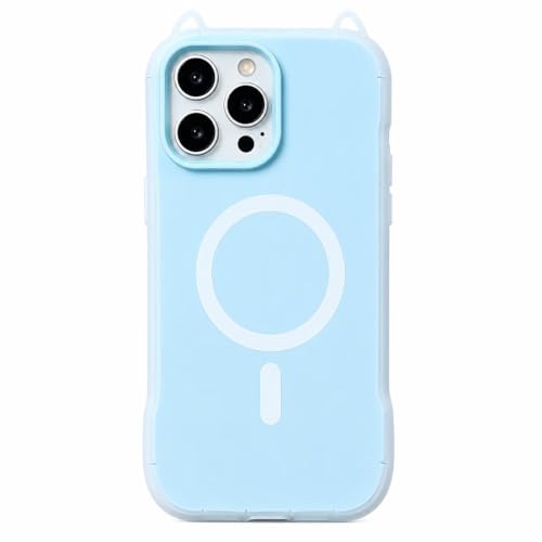 JIANING �L�� �}�O�l�b�g�[�d�Ή�iPhone13Pro�p�g�уP�[�X �V���v�� ���킢�� 3D�l�R��MagSafe �Ή� ������ �}�b�g TPU�\�t�g ���C�����X�P�[�X �X�}�z�P�[�X �l�C �؍� �ϏՌ� �V���R���S�� �n�� �����h�~