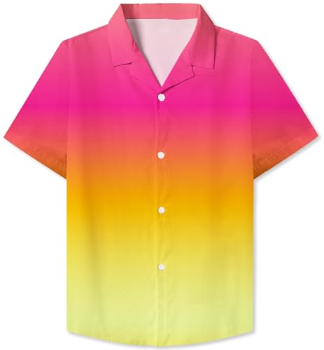 Image of SANGTREE Girls & Women's Hawaiian Shirts Button Down Short Sleeve Floral Tropical Shirt Beach Vacation Blouse Tops