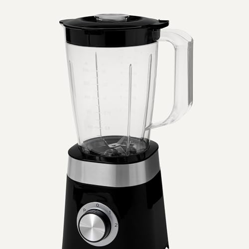Amazon Basics Blender for Kitchen 1.5L Plastic Jug, 600W for smoothie and Ice Crush, Black - Image 4