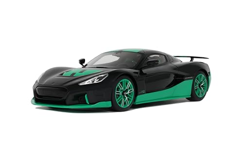 GT Spirit Nevera Black con Rayas Verdes 1:18