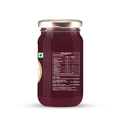 Image of Bhuira Strawberry Rosemary Preserve - 240g | All Natural Jam - No Added Preservatives, Artificial Colors | Handmade Himachal Vegan Spread | Breakfast Dessert | Healthy Snack | Guilt-Free