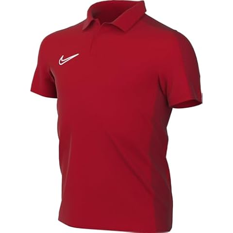 NIKE Boys’ Dri-Fit Polo Shirt, Red Cover