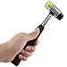 Kyuionty Rubber Mallet Hammer 25mm Double-Face Nylon Rubber Hammer, Soft & Hard Head Mallet with Replacement Heads for Jewelers, Woodworking, Floor Installation