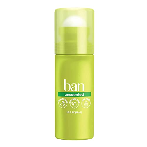 Ban Anti-Perspirant Deodorant Original Roll-On Unscented 1.50 oz ( Pack of 6)