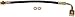 Dorman H620756 Rear Driver Side Brake Hydraulic Hose Compatible with Select Pontiac Models