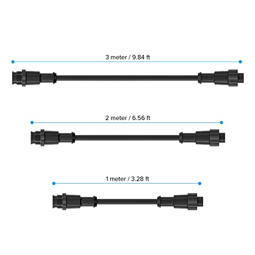 Snapklik.com : BTF-LIGHTING 3.28ft 5 Pin 22AWG IP67 Extension Cable Wire
