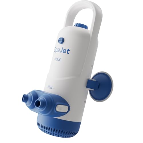 Bath Jets for Tub with Jet Massage and Bubble Mode, Bathtub Jets for Tub with 360° Rotatable Single and Dual Nozzles, the Lever-lock Suction Cups, and Handle. Jets for Bathtub at Home for Relaxation