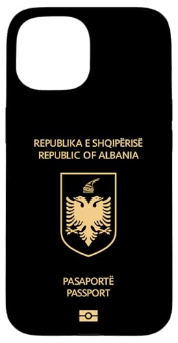 Passaporto Albania | Orgoglio Nazionale Patriot Custodia per iPhone 15