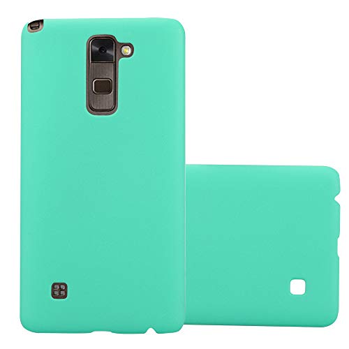 Cadorabo Funda para LG Stylus 2 en Frosty Verde - Cubierta Protección de Plástico Duro Super Delgada e Inflexible con Antichoque - Case Cover Carcasa Protectora Ligera