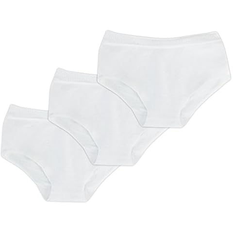 SmartKnitKIDS® Seamless Sensitivity Undies - Girls 3 Pack White Cover