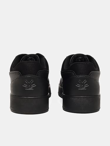 Image of WROGN Men's PU Sneakers | Lace-Up Design | Cushioned Breathable Sole