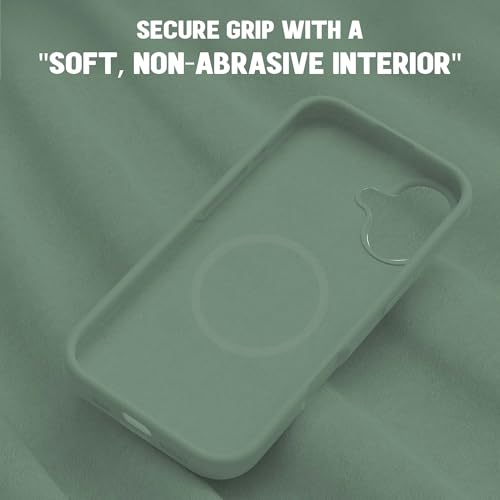 Image of Kratos Soft Silicone Case Cover Compatible with iPhone 16 Plus - Everyday Comfort Protection, Wireless Magnetic Charging Case with Raised Edge Camera & Screen Protection, Shock-Resistant Design