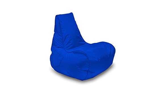 Designer Recliner Gaming Bean Bag - Indoor & Outdoor Beanbag Chair (Water Resistant) New Gamer Chair (Navy)