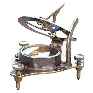 Antique Vintage Brass Sundial Compass 3 Inch Fully Functional Handmade Collectible for Solo Travellers Hikers Trekking Home Decor