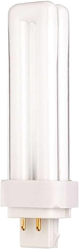 Miniatura 2 de Satco S8332 4100K - Tubo de 4 pines G24q-1 base T4 de 13 vatios para balastos electrónicos y de atenuación, color blanco frío