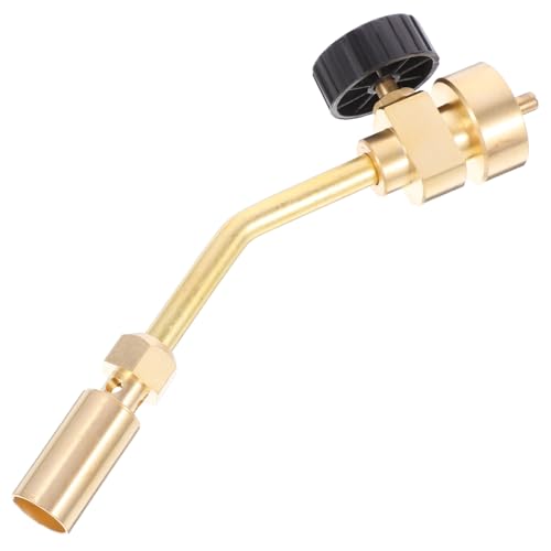 TOBBOMEY Antorcha De Gas Profesional De Latón Para Soldadura Doméstica y Fontanería Compatible Con Propano Uso Industrial 1 Unidad Resistente y Duradera