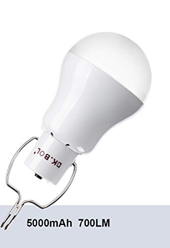 KK. BOL lámpara portátil luz LED Bombilla con batería LED lámpara de luces para el hogar luz interior luz de emergencia al aire libre senderismo tienda de campaña Camping noche luz de trabajo