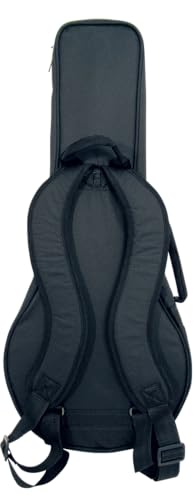 Ortega Guitars F-Style Mandoline Elektro-Akustisch – F-Holes – Mandolins – Inklusive Gig Bag – Fichte / Ahorn, Schwarz (RMFE40SBK)