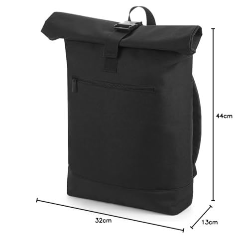 BagBase Roll-top Backpack - British Style, Functional Design