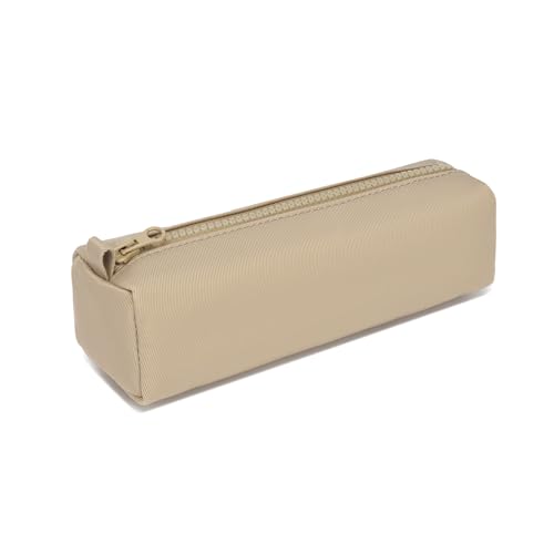 Image of Pencil Case Lightweight and Durable Ideal Pencil Pouch for School and Office Supplies (Khaki,Oxford)