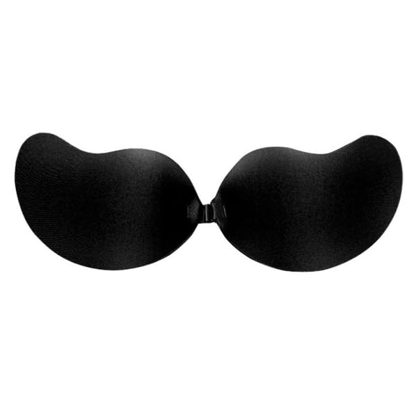 Sujetador Invisible Push Up Sin Tirantes Cubre Pezones Transpirable Cómodo Cubre Pezones Autoadhesivo Sujetador Cubre Pezones Reutilizable a Salvo/Black/D