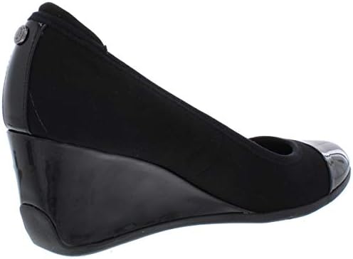 Anne Klein Women's Taite Wedge Pump, Black, 8.5 | Image 1