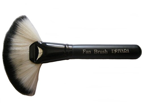 Image of L'Rivara 1pc Soft Fan Shape Brush Blush Loose Powder Foundation Beauty Makeup Brush LR-107