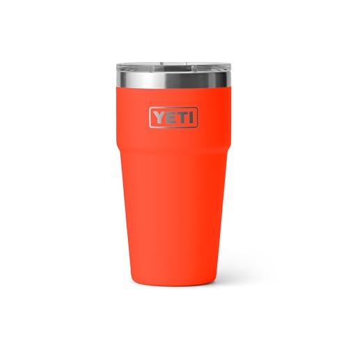 Image of YETI Rambler 20 oz Stackable Tumbler, Stainless Steel, Vacuum Insulated with MagSlider Lid