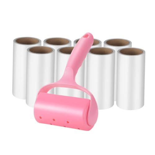 Housoutil 1 Set Pet Hair Sticker Rollers Pet Lint Remover Portable Hair Removers Hair Removal 16c Scroll Wheel