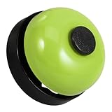 TEHAUX 手拍子鐘 犬がトイレに行くために鳴らすベル サービス用デスクベル 受付 呼び出しベル 先生ベル ハロウィン卓上ベル 呼び鈴 ハンドベル デスクサービスベル 合金 Green