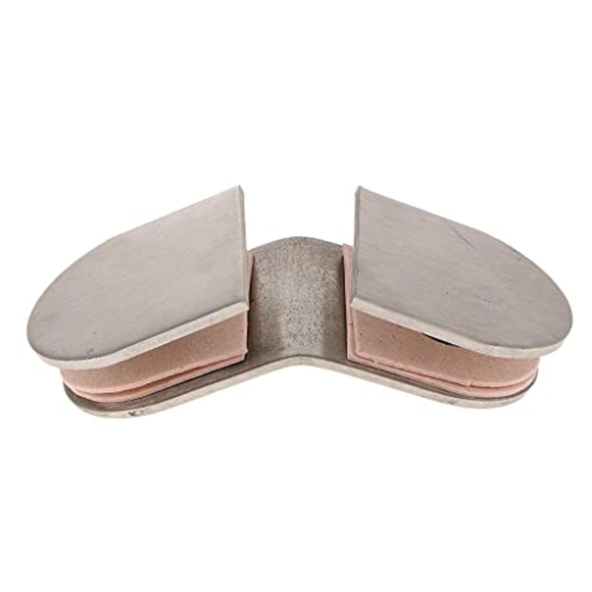 Stainless Steel Shower Glass Door Panel Fixed Clip Support
