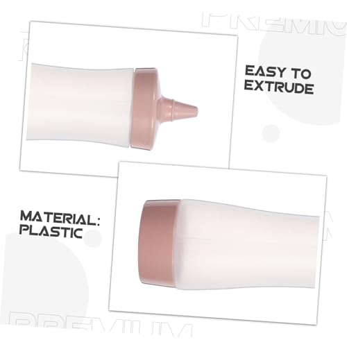 Bouteilles Squeeze Sauce Rose Distributeur Condiments Étanche Réutilisable - 4