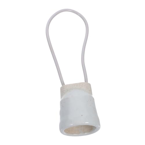 OUNONA 防水設計セラミックランプソケット 耐高温スクリュー式灯具ベース 室内屋外対応 保温効果で冬季暖房向け ガレージ倉庫農場用照明